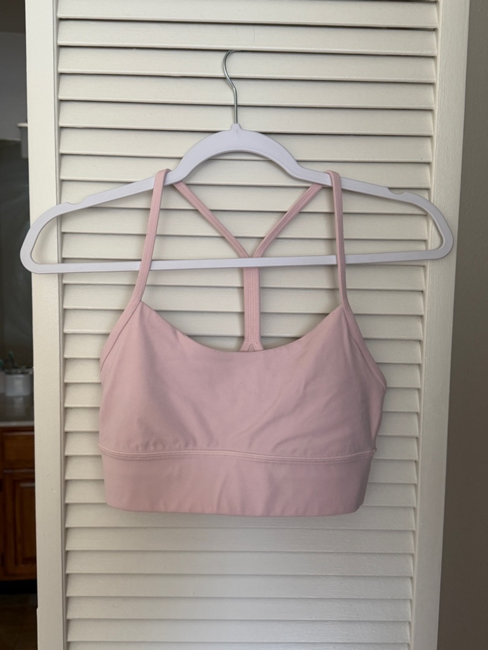 Lululemon Baby Pink sports bra
